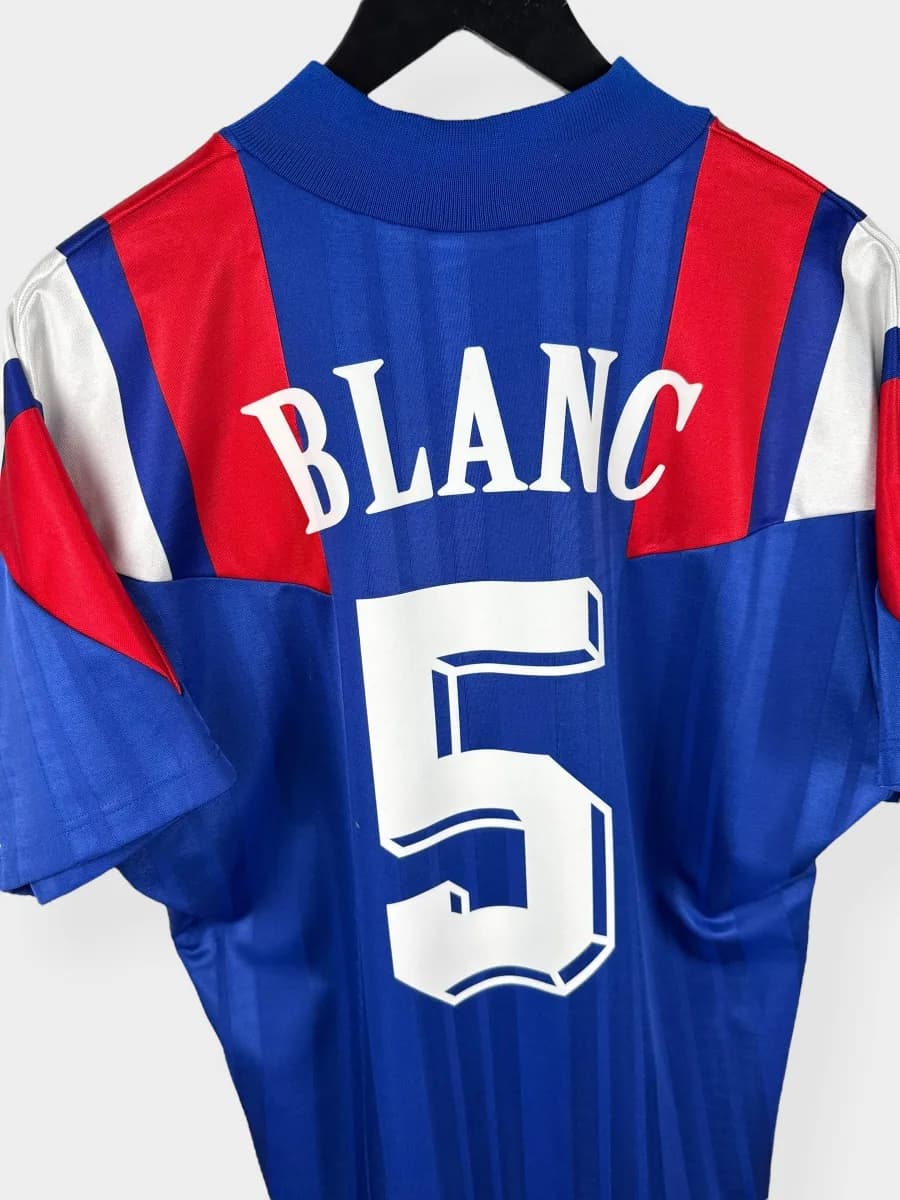1992/93 France Home Blanc #5 shirt - view 3 of 4