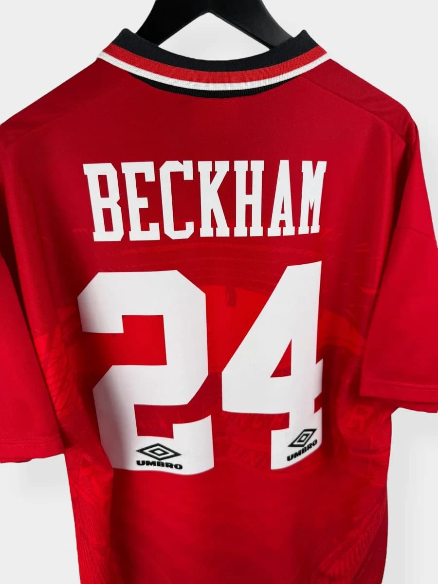1994/96 Manchester United Home Beckham #24 shirt - view 3 of 4