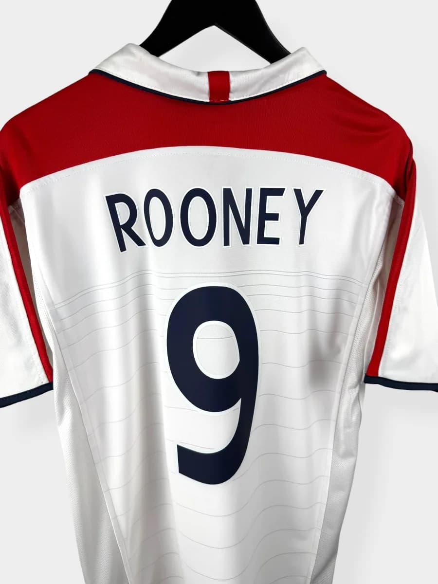2003/05 England Home Rooney #9 shirt - view 3 of 4