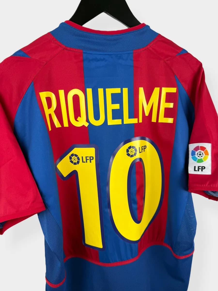 2002/03 Barcelona Home Riquelme #10 shirt - view 3 of 5
