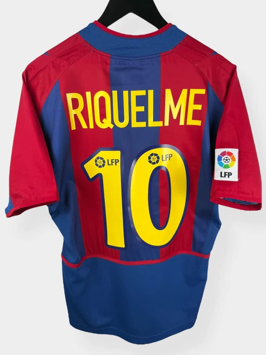 2002/03 Barcelona Home Riquelme #10 shirt - view 5 of 5