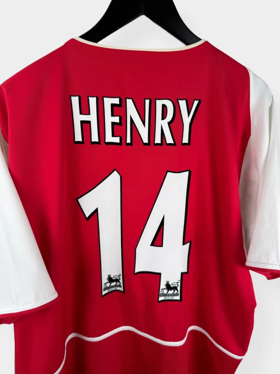 2002/04 Arsenal Home Henry #14 shirt - view 3 of 4