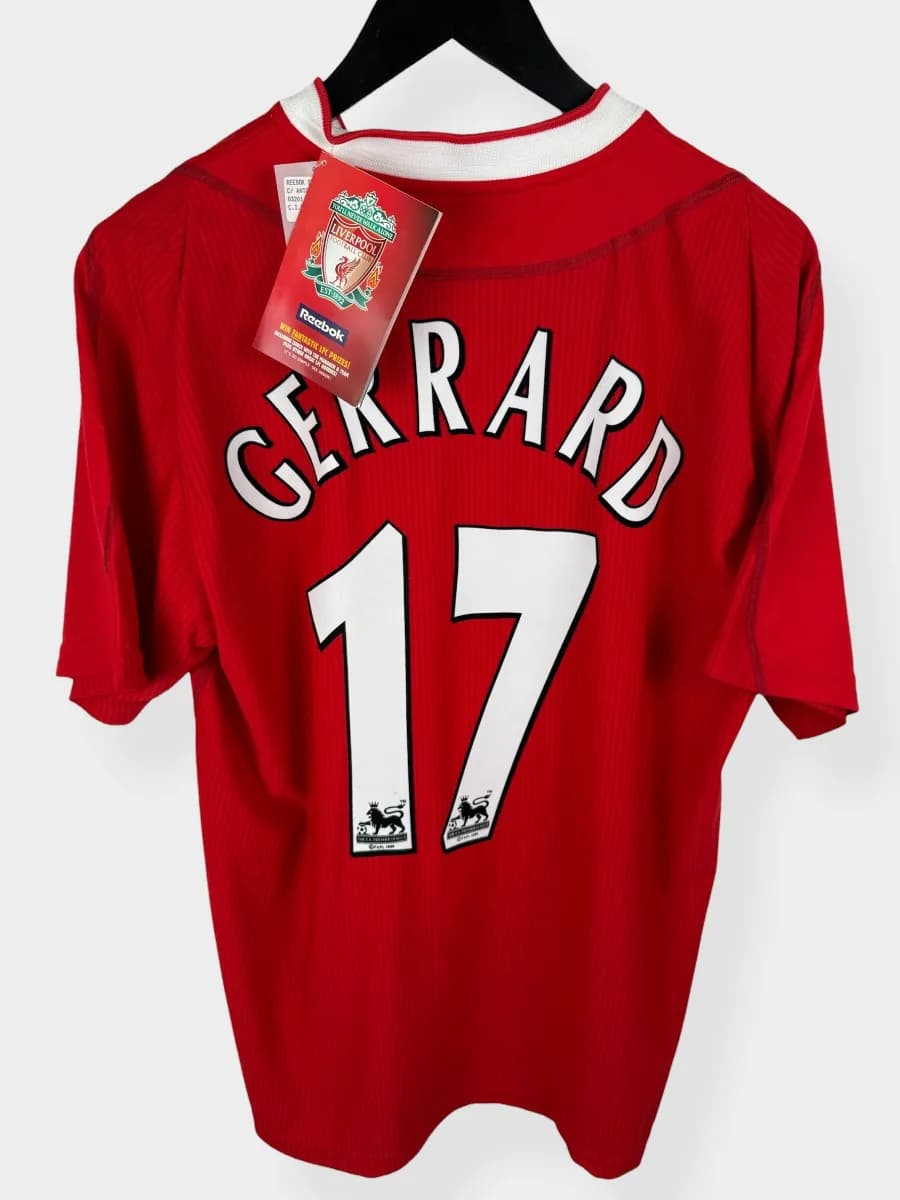 2002/04 Liverpool Home Gerrard #17 shirt - view 1 of 4