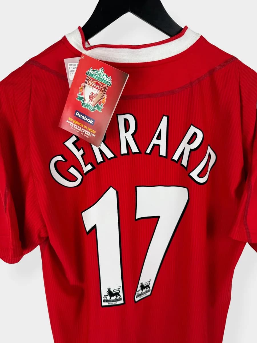 2002/04 Liverpool Home Gerrard #17 shirt - view 3 of 4