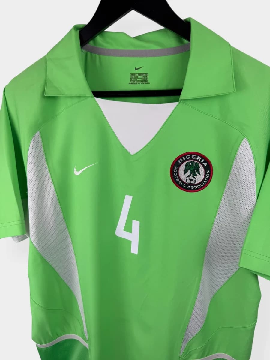 2002/04 Nigeria Home Kanu #4 shirt - view 4 of 4