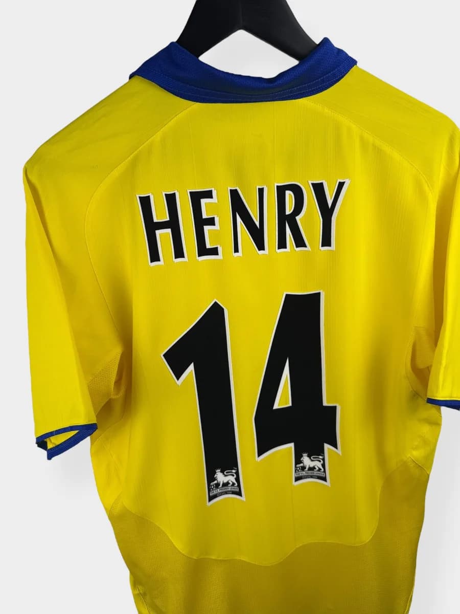 2003/04 Arsenal Away Henry #14 shirt - view 3 of 4