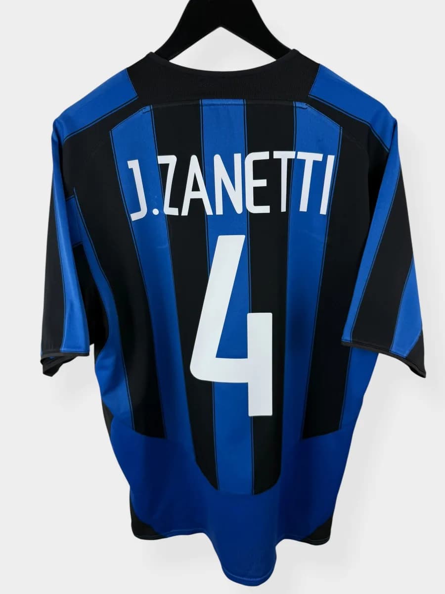 2003/04 Inter Milan Home Zanetti #4 shirt - view 1 of 4