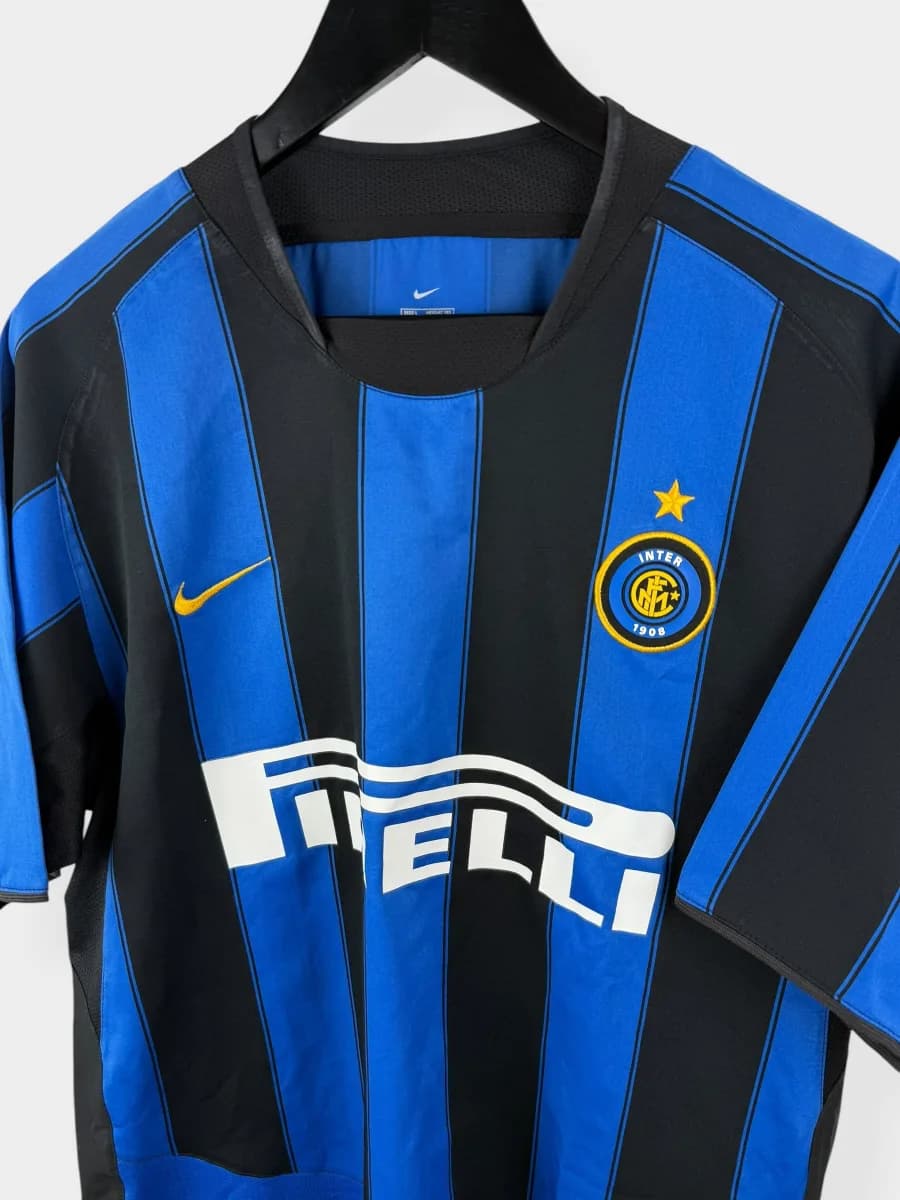 2003/04 Inter Milan Home Zanetti #4 shirt - view 4 of 4