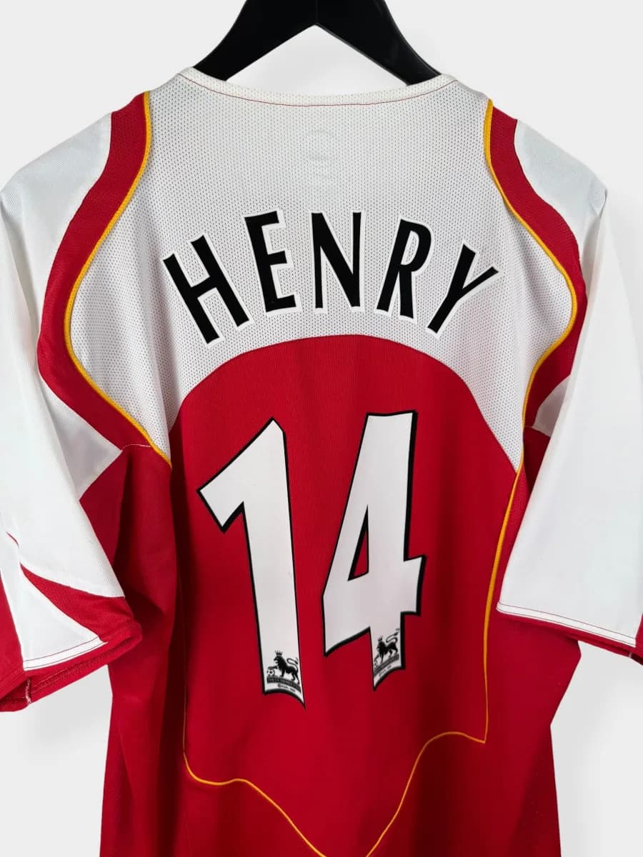 2004/05 Arsenal Home Henry #14 shirt - view 4 of 5