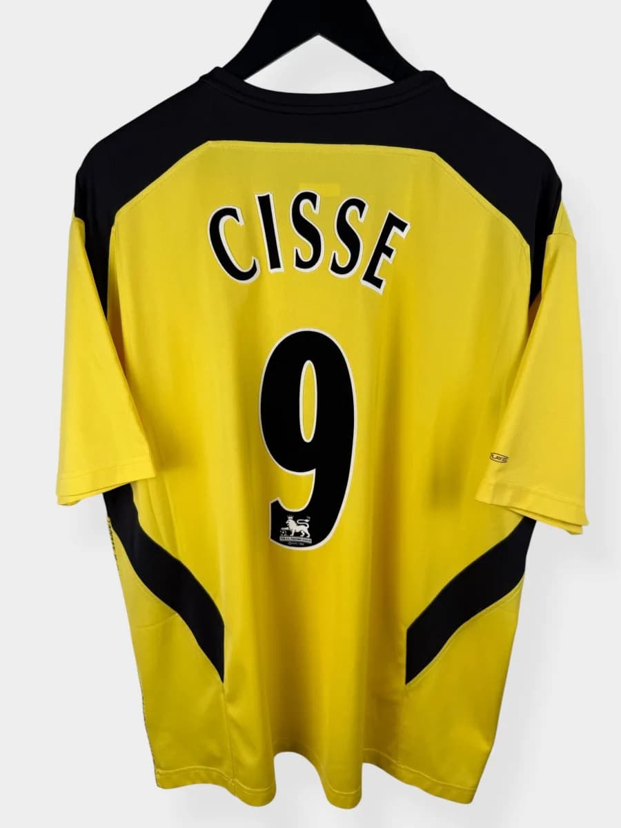 2004/05 Liverpool Away Cisse #9 shirt - view 1 of 4