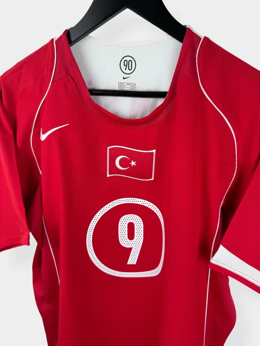 2004/06 Turkey Home Hakan Sukur #9 shirt - view 4 of 4