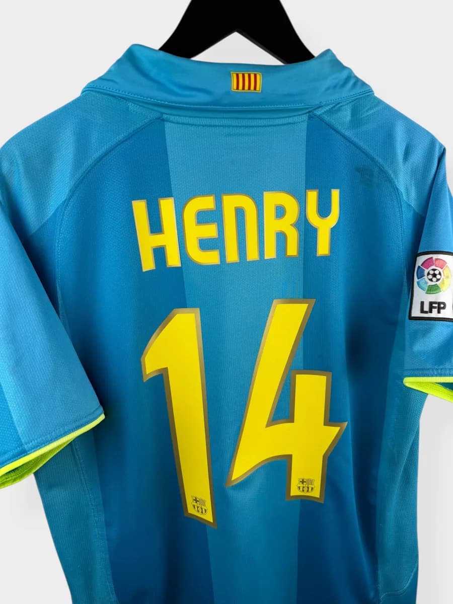 2007/08 Barcelona Away Henry #14 shirt - view 3 of 4