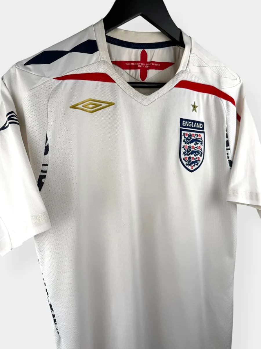 2007/09 England Home shirt - view 3 of 5