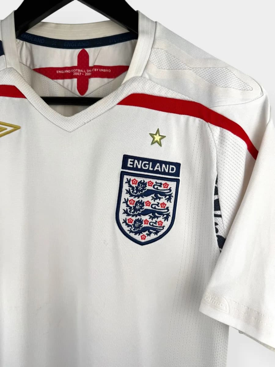 2007/09 England Home shirt - view 4 of 5