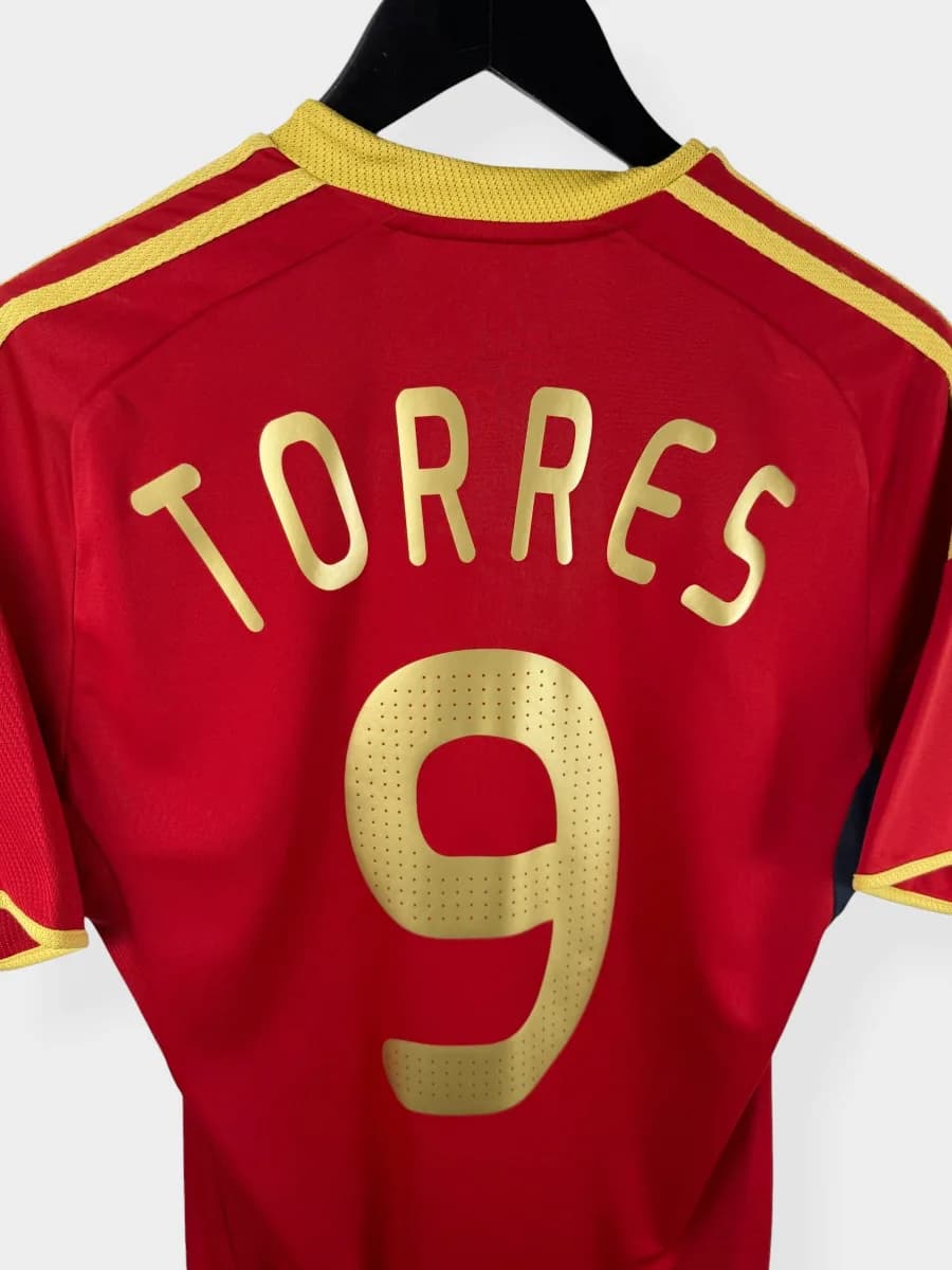 2009/10 Spain Home Torres #9 shirt - view 3 of 4