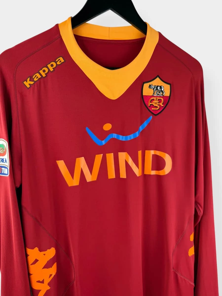 2011/12 AS Roma Home long-sleeve shirt - view 3 of 4