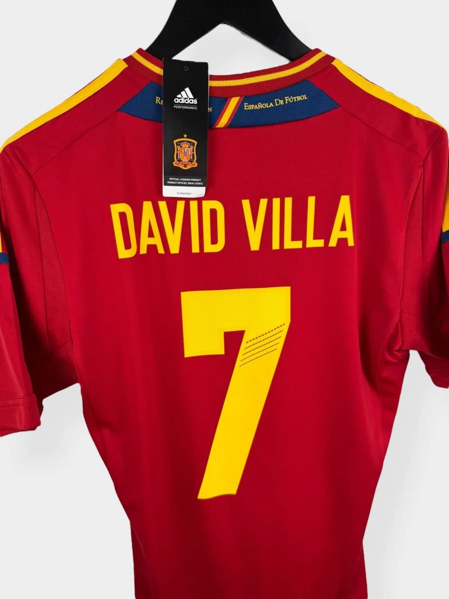 2011/12 Spain Home David Villa #7 shirt - view 3 of 4