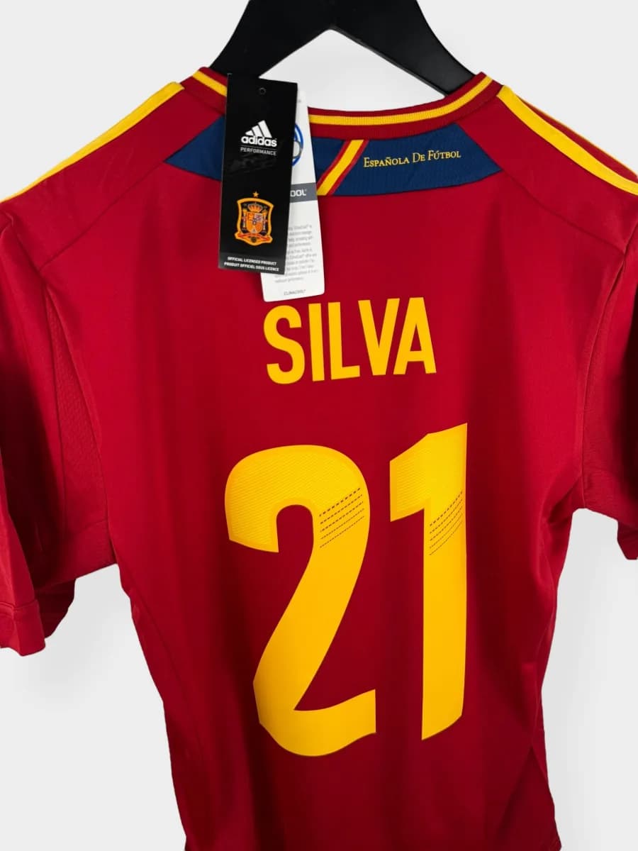 2011/12 Spain Home Silva #21 shirt - view 3 of 5