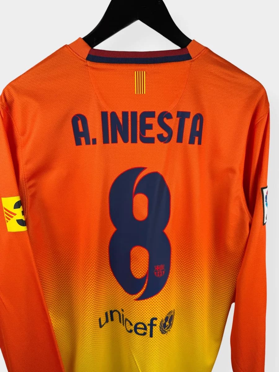 2012/13 Barcelona Away Iniesta #8 long-sleeve shirt - view 3 of 4
