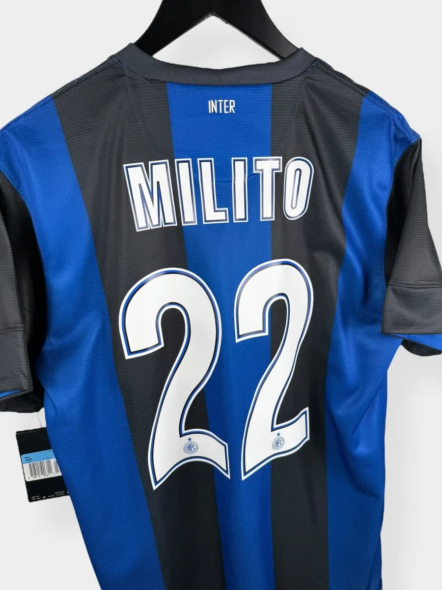 2012/13 Inter Milan Home Milito #22 shirt - view 3 of 4