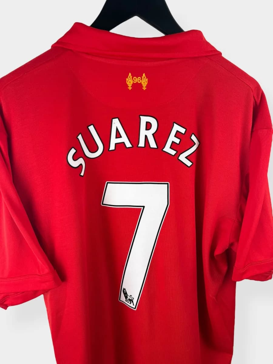 2012/13 Liverpool Home Suarez #7 shirt - view 3 of 4