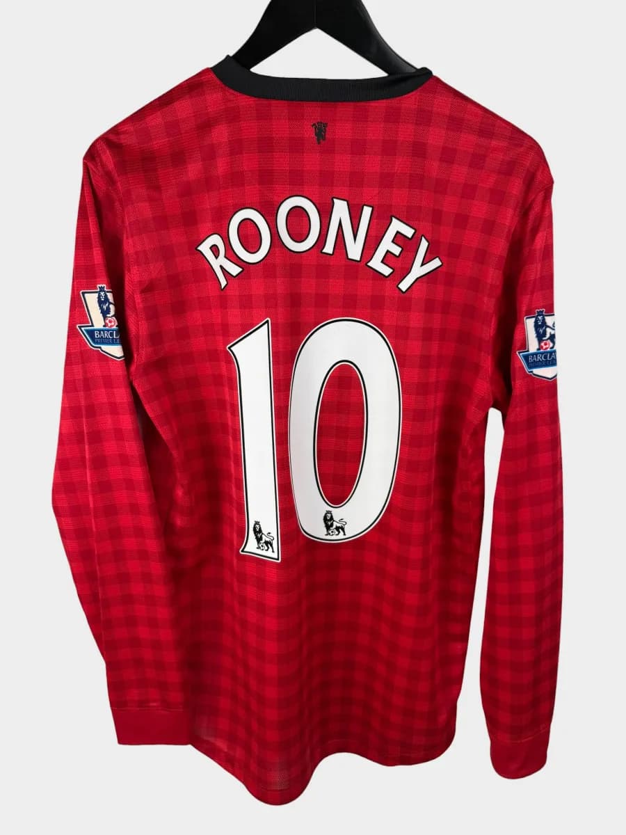 2012/13 Manchester United Home Rooney #10 long-sleeve shirt - view 1 of 4
