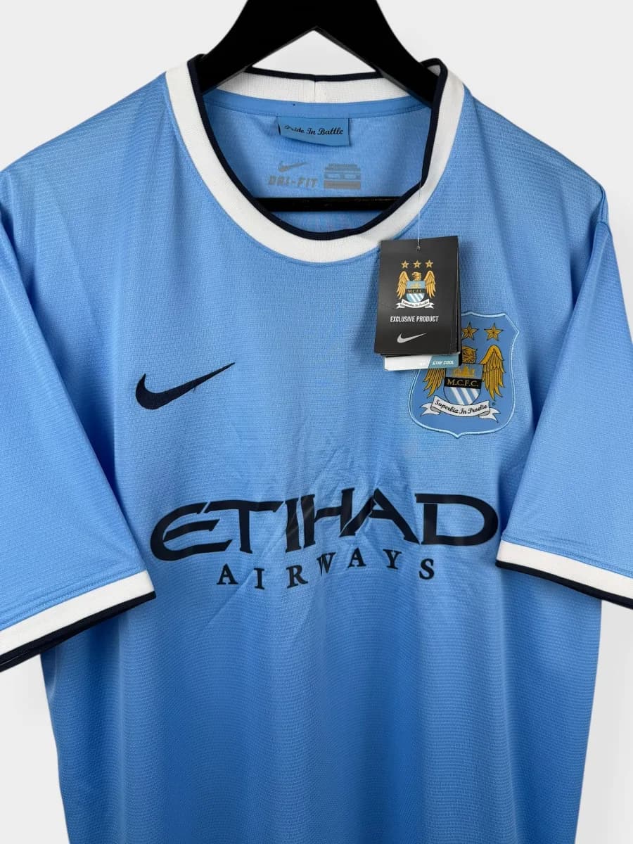 2013/14 Manchester City Home shirt - view 4 of 5