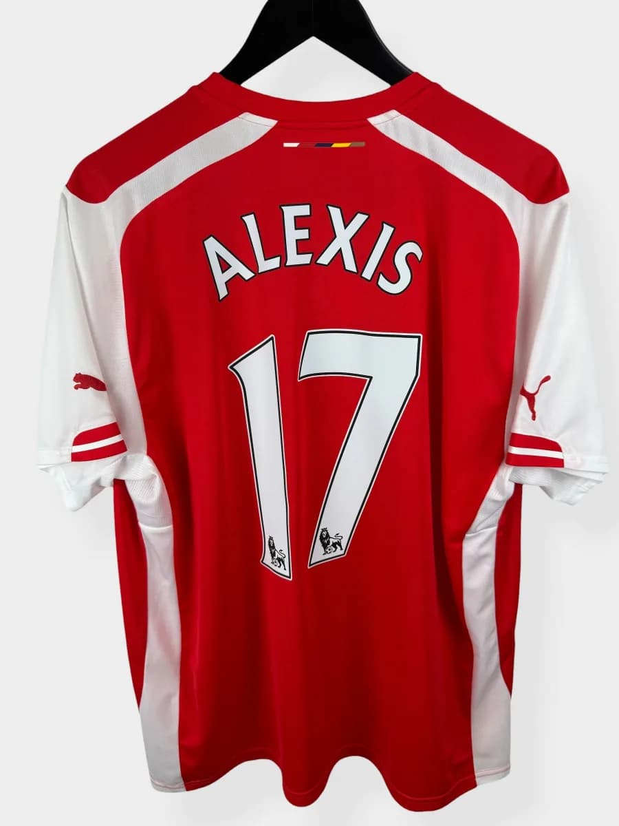 2014/15 Arsenal Home Alexis #17 shirt - view 1 of 5