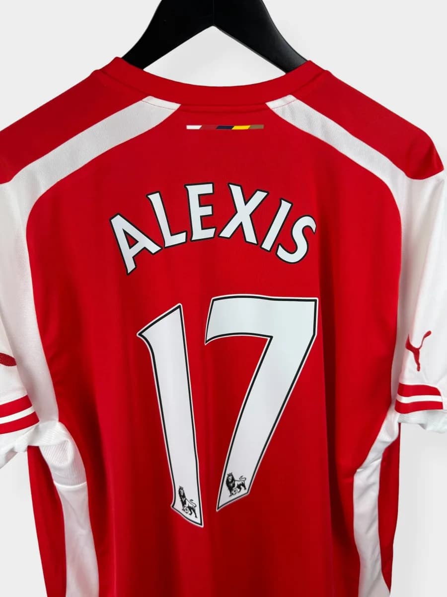 2014/15 Arsenal Home Alexis #17 shirt - view 3 of 5
