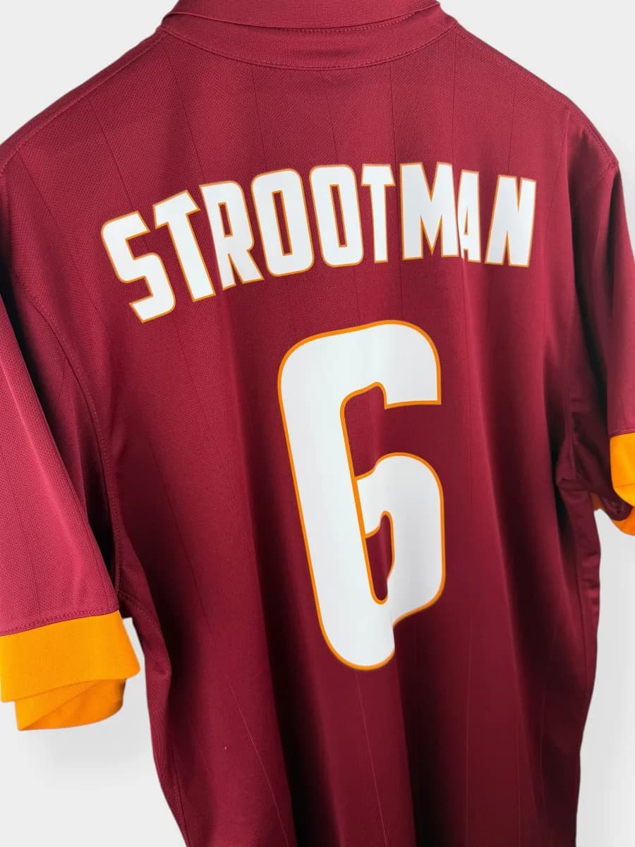 2014/15 AS Roma Home Strootman #6 shirt - view 3 of 4