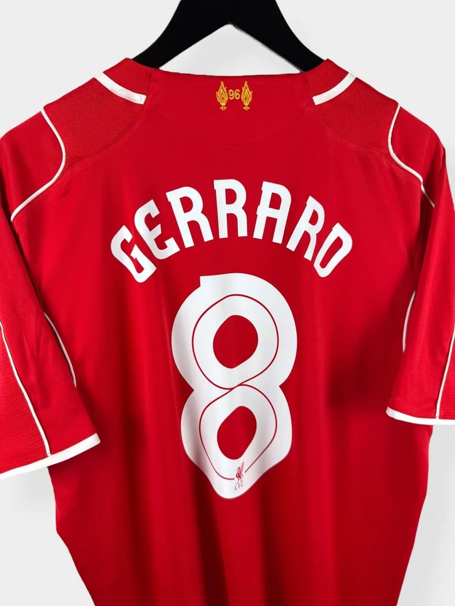 2014/15 Liverpool Home Gerrard #8 shirt - view 3 of 4