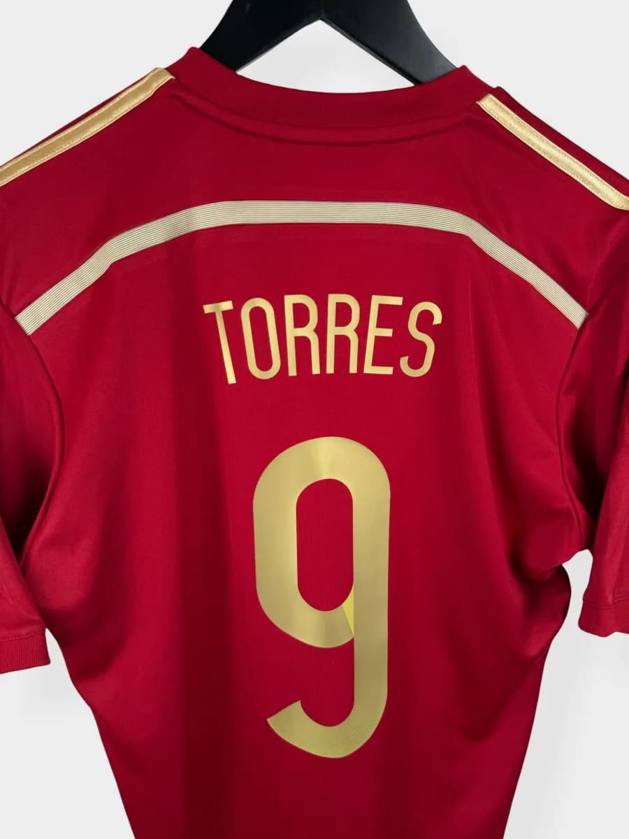 2014/15 Spain Home Torres #9 shirt - view 3 of 4