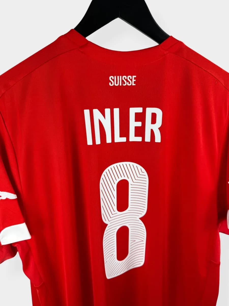 2014/15 Switzerland Home Inler #8 shirt - view 3 of 4