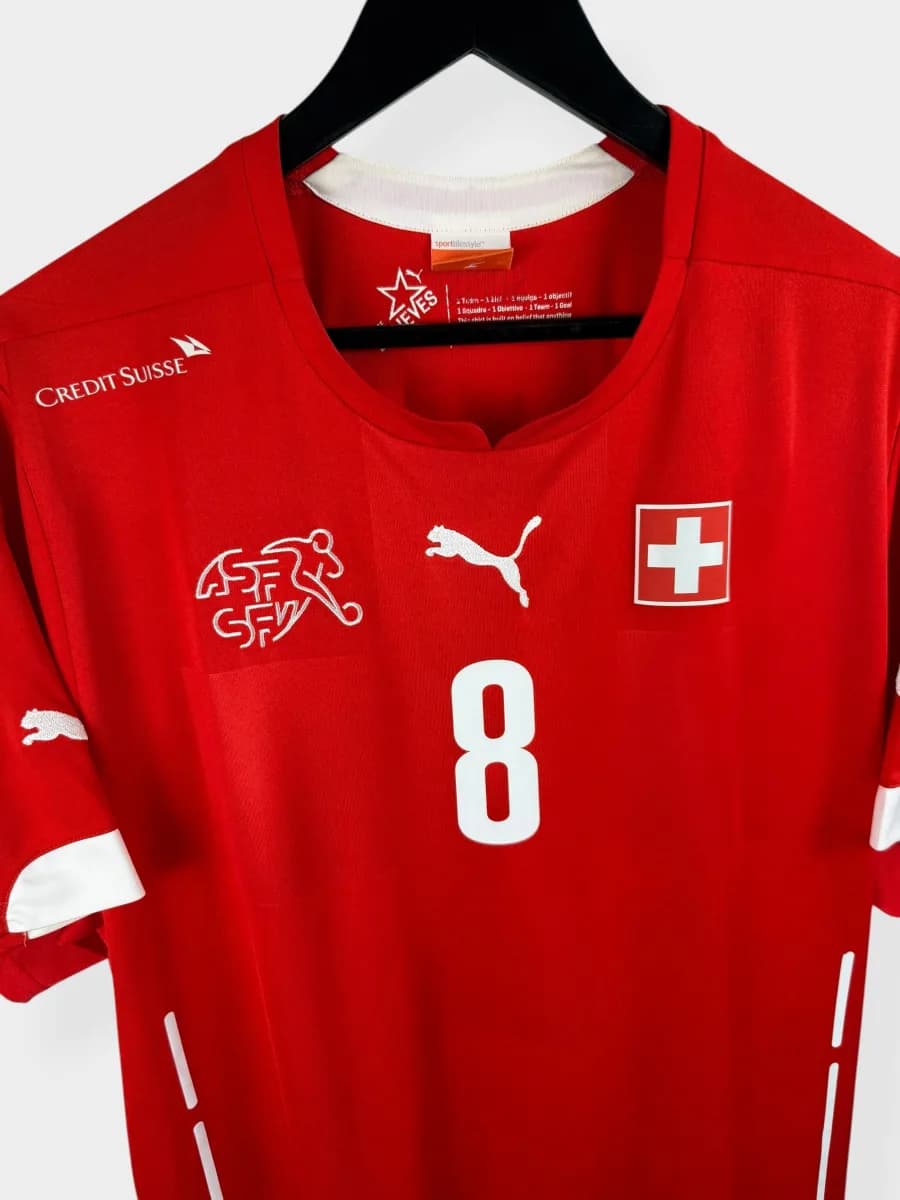 2014/15 Switzerland Home Inler #8 shirt - view 4 of 4