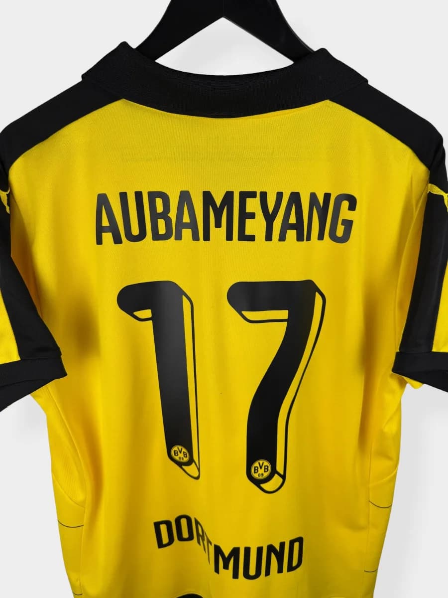 2015/16 Borussia Dortmund Home Aubameyang #17 shirt - view 3 of 4