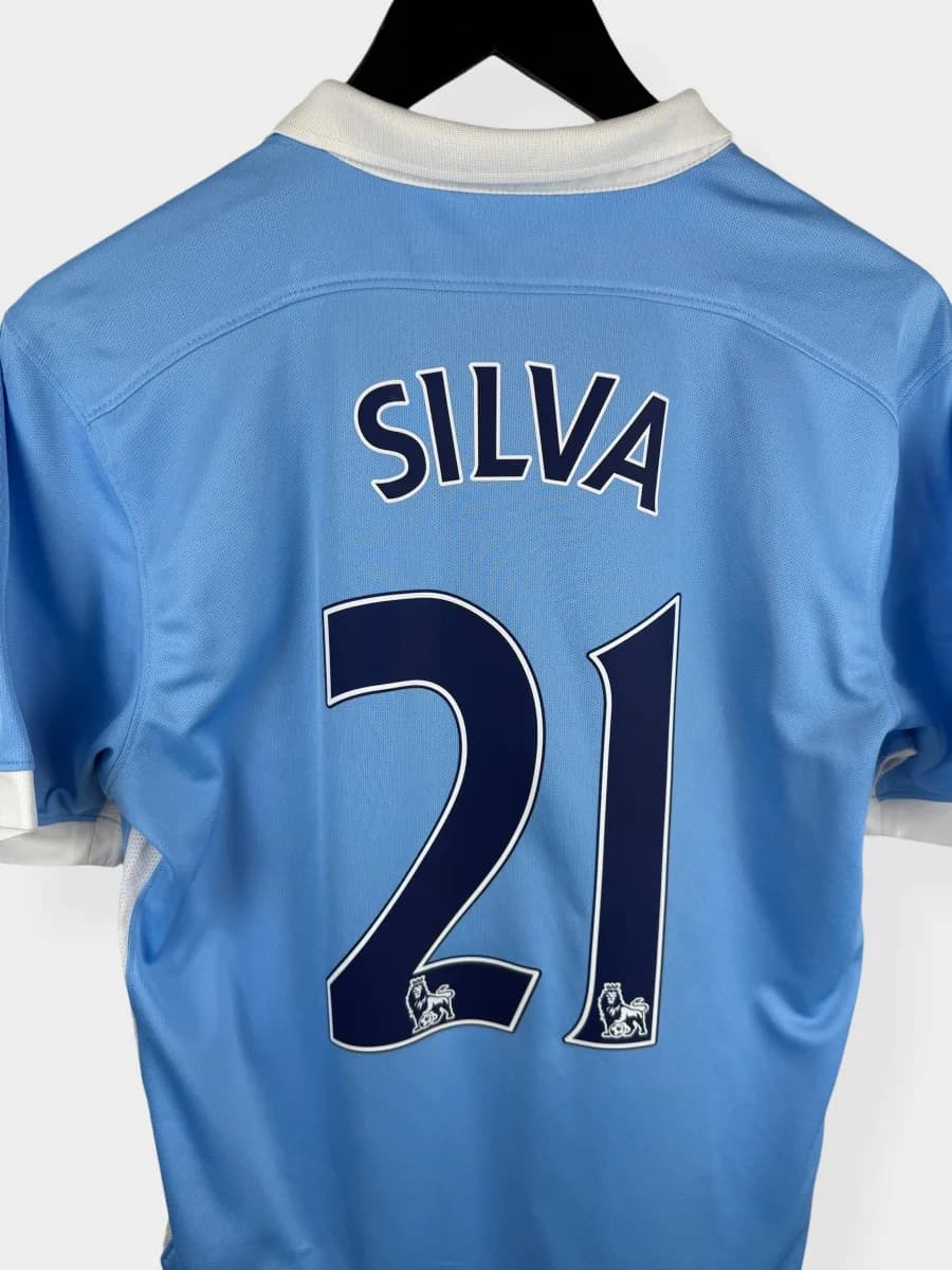 2015/16 Manchester City Home Silva #21 shirt - view 3 of 5