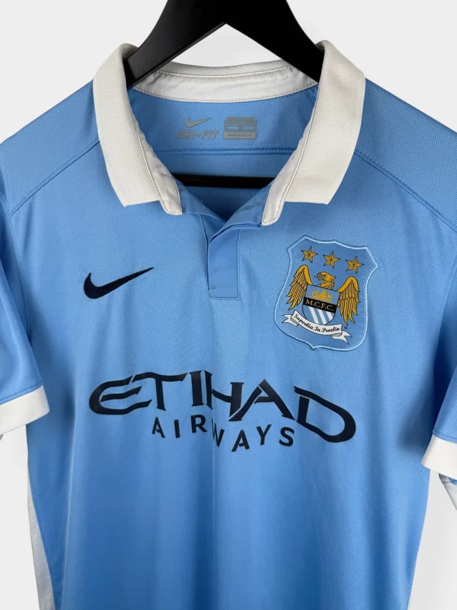 2015/16 Manchester City Home Silva #21 shirt - view 4 of 5