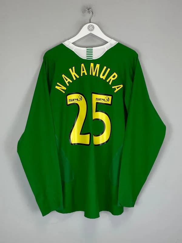 2005/06 Celtic Home shirt – Nakamura #25 (Long sleeve)