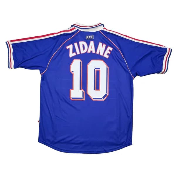 1998/00 France Home shirt – Zidane #10
