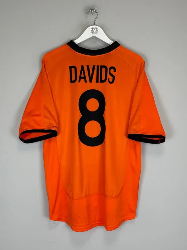 2000/02 Netherlands Home shirt – Davids #8