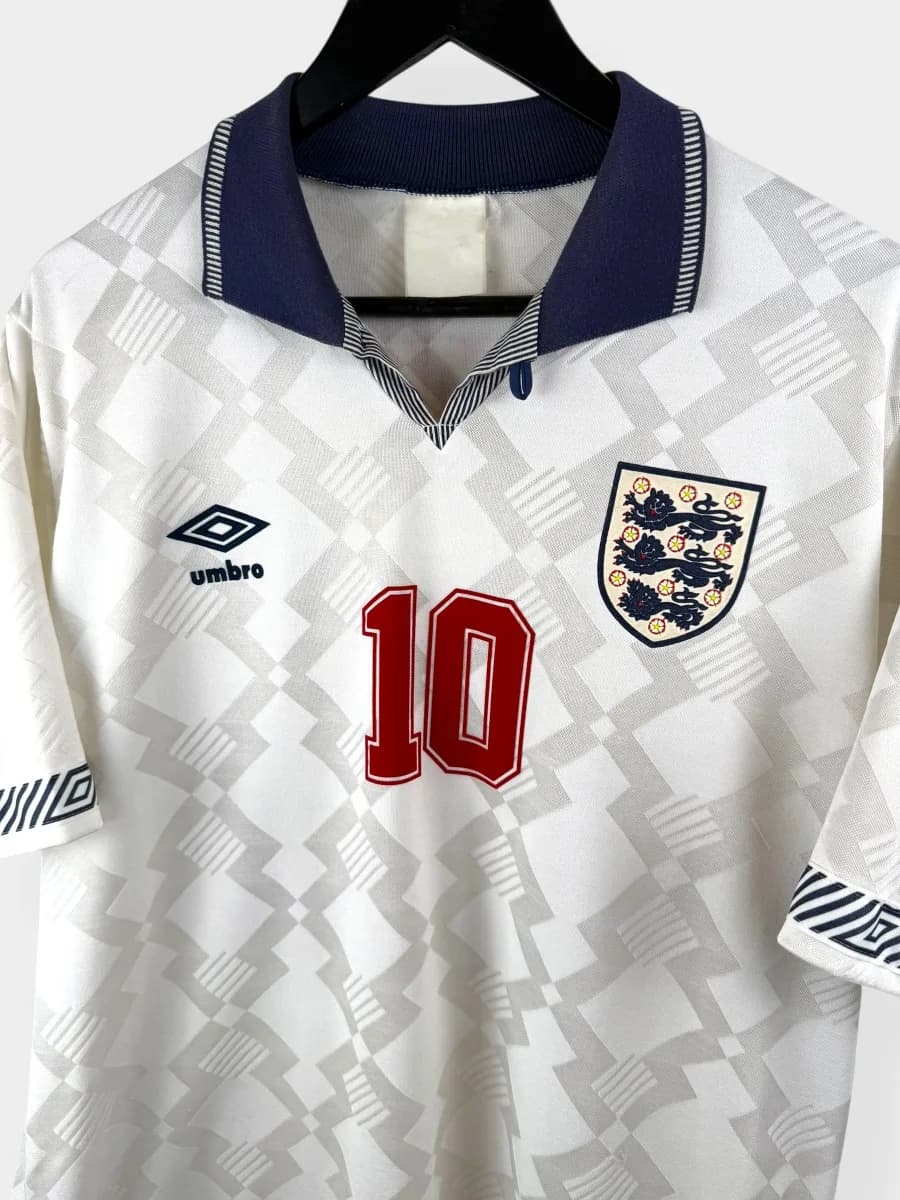 1990/92 England Home Lineker #10 shirt - view 4 of 4