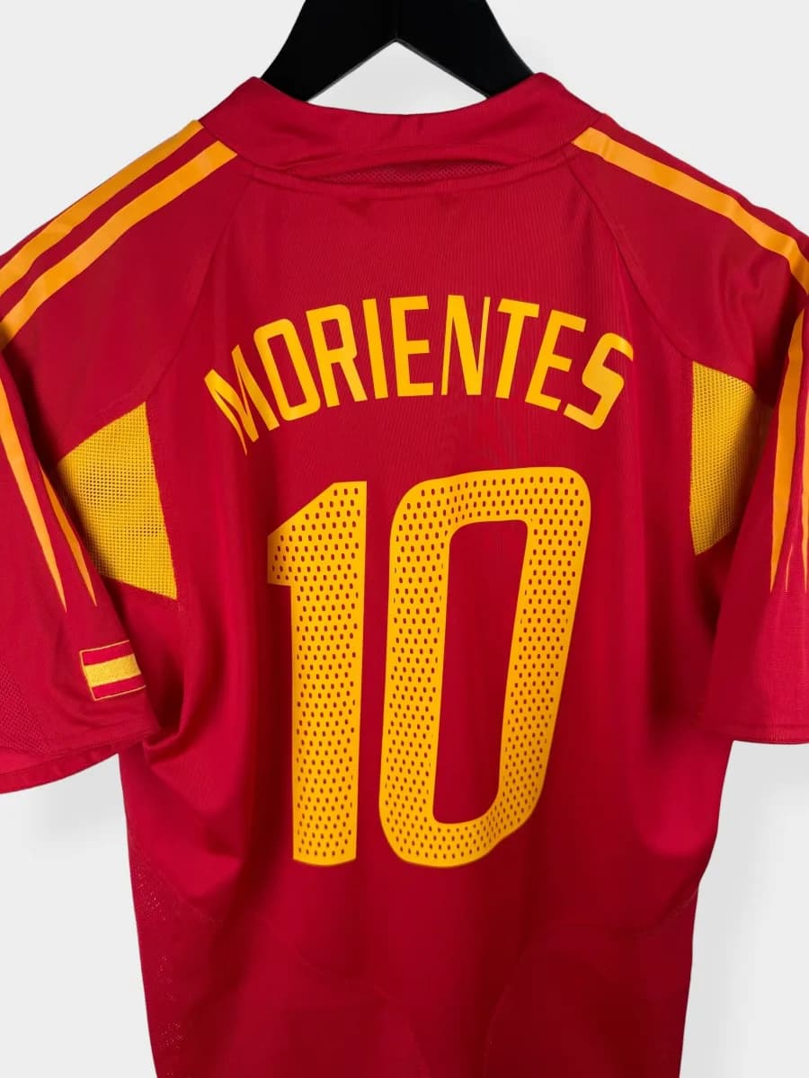 2004 Spain Home Morientes #10 shirt - view 3 of 4