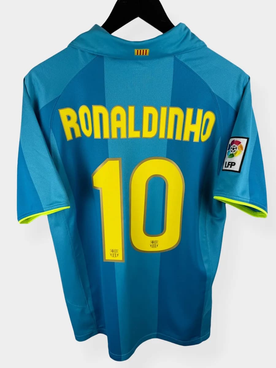 2007/08 Barcelona Away Ronaldinho #10 shirt - view 5 of 5
