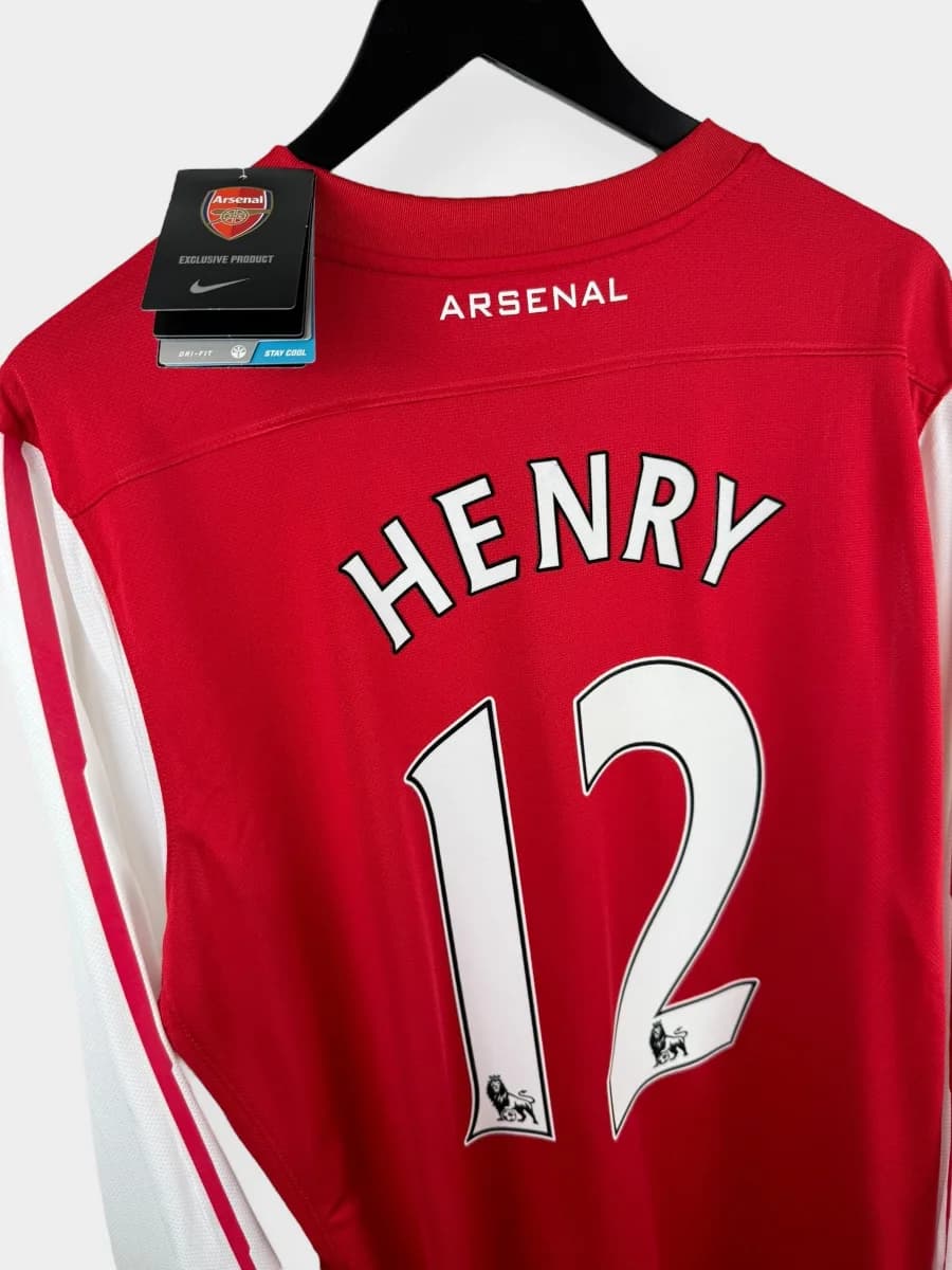 2011/12 Arsenal Home Player Issue Henry #12 long-sleeve shirt - view 3 of 4