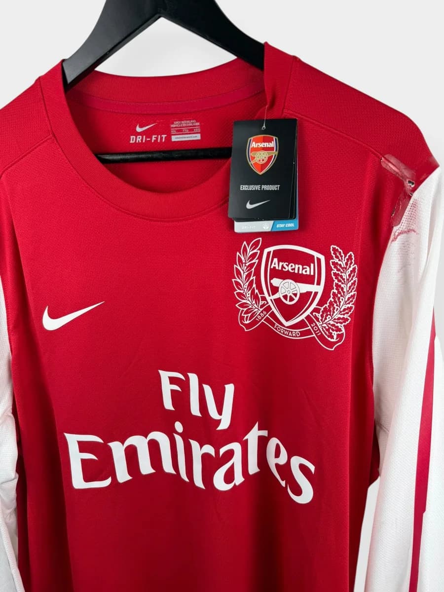 2011/12 Arsenal Home Player Issue Henry #12 long-sleeve shirt - view 4 of 4