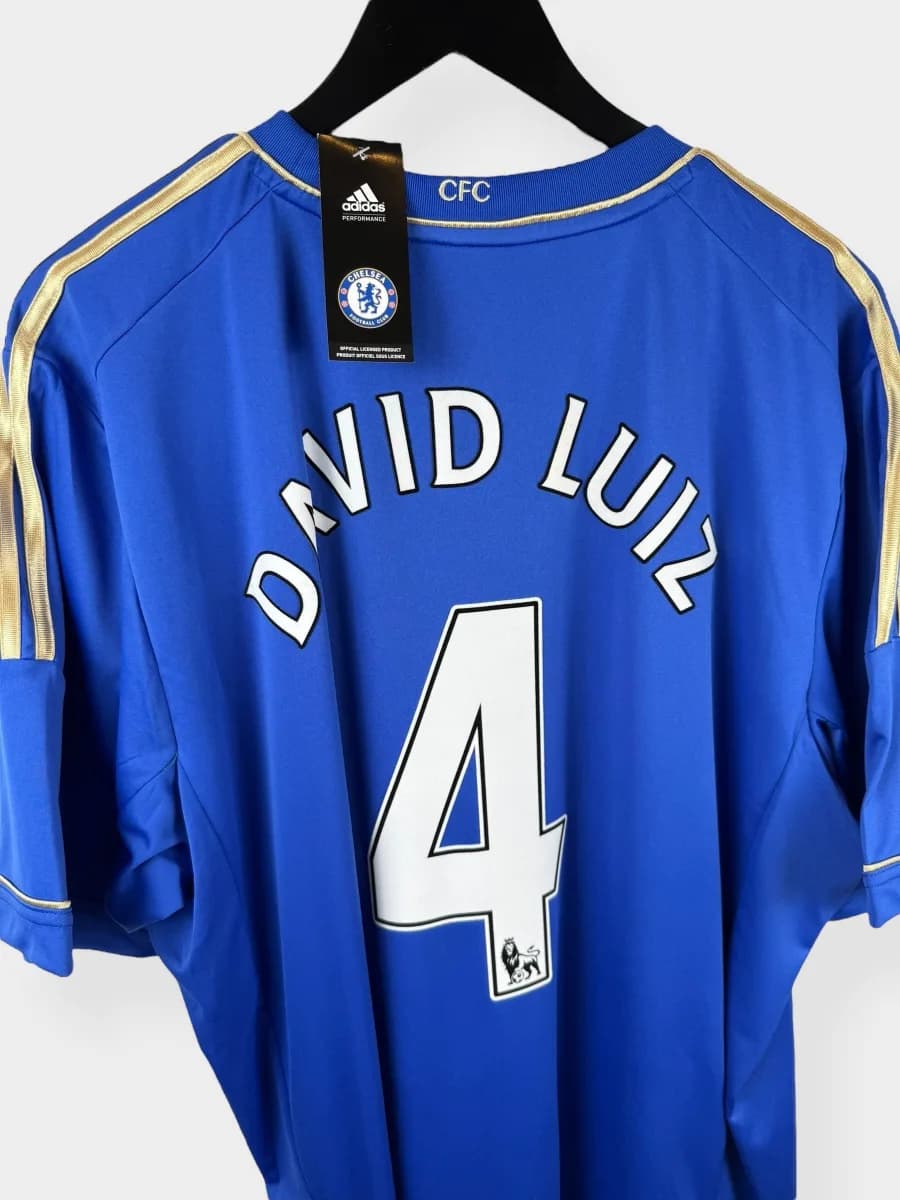 2012/13 Chelsea Home David Luiz #4 shirt - view 3 of 4