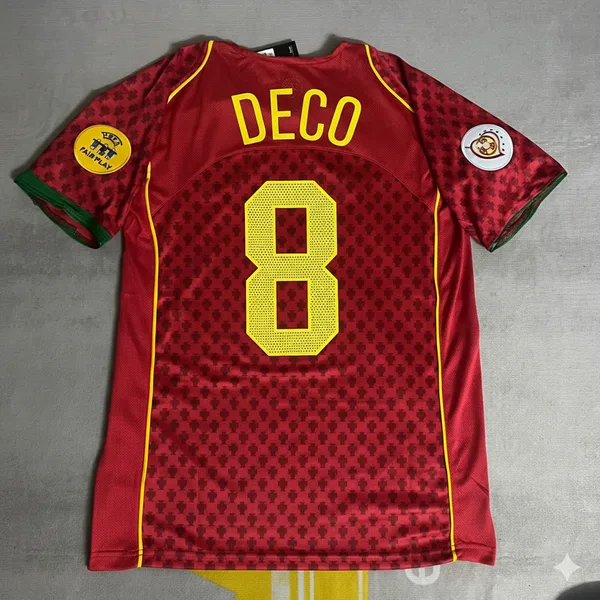 2004 Portugal Home shirt shirt