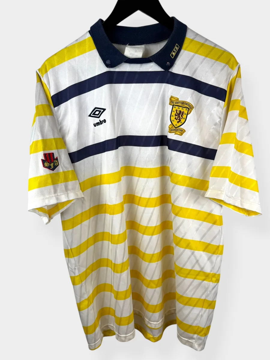 1988-91 SCOTLAND AWAY SHIRT XL