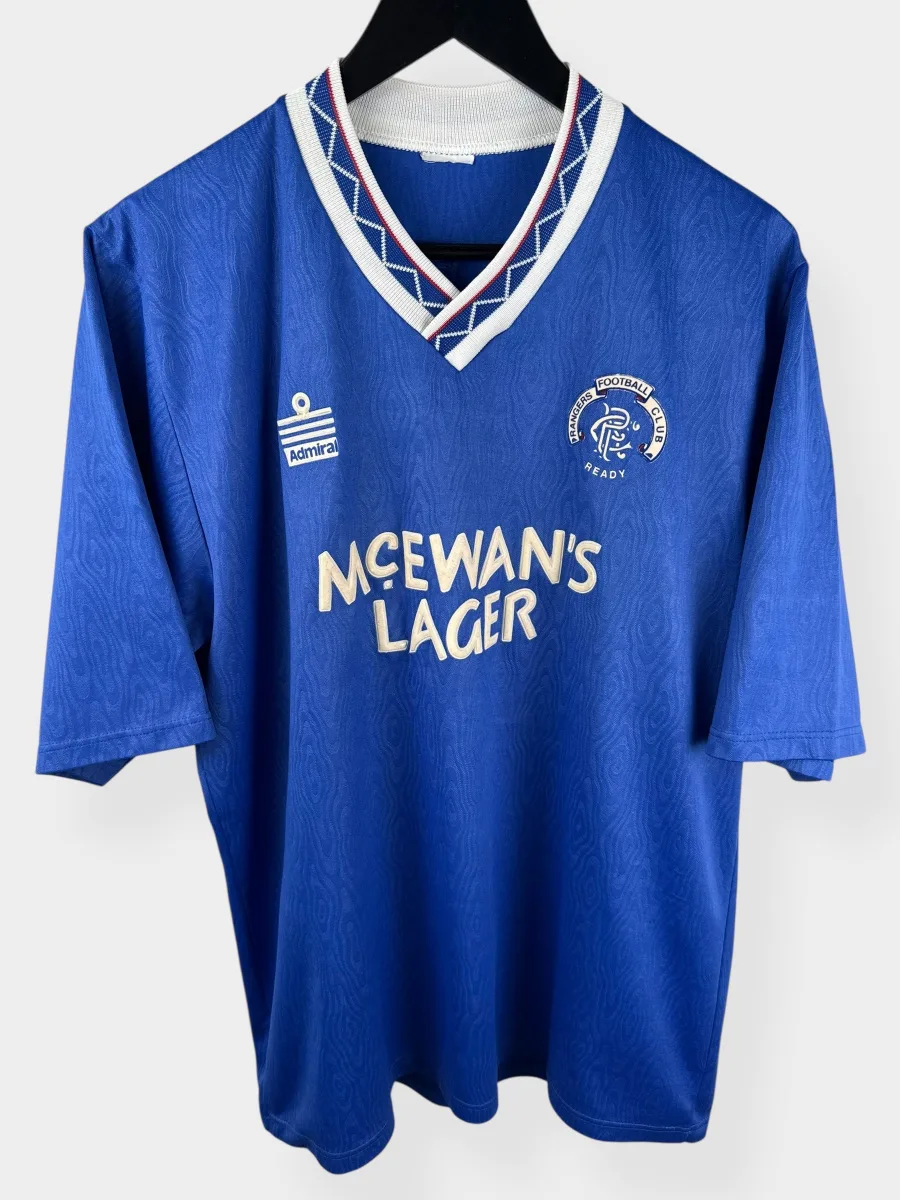 1990-92 RANGERS HOME SHIRT L