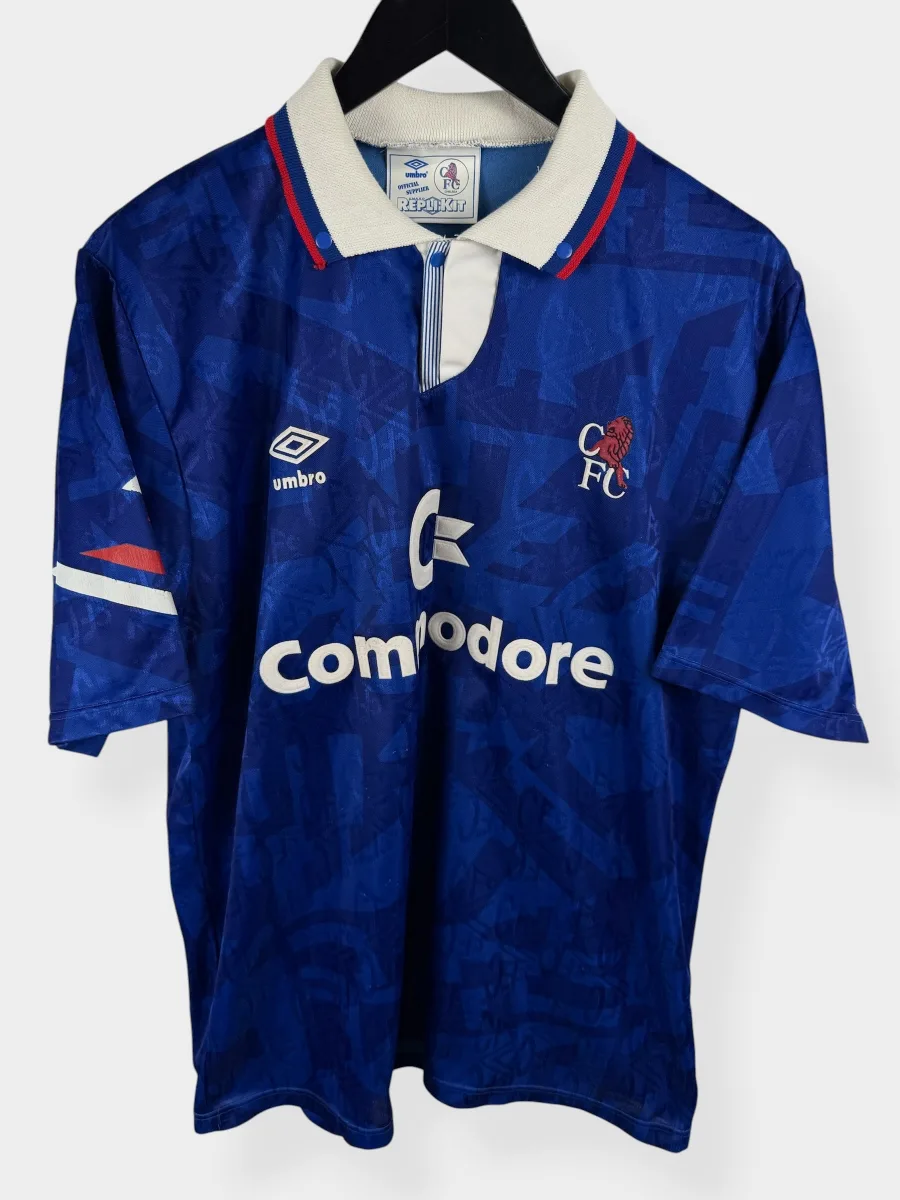 1991-93 CHELSEA HOME SHIRT L